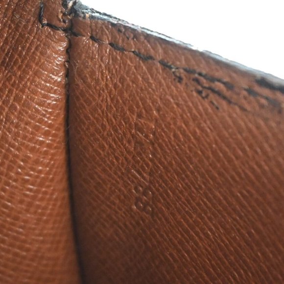 LOUIS VUITTON Saint Cloud GM Shoulder Bag Monogram Leather Brown - Picture 15 of 16